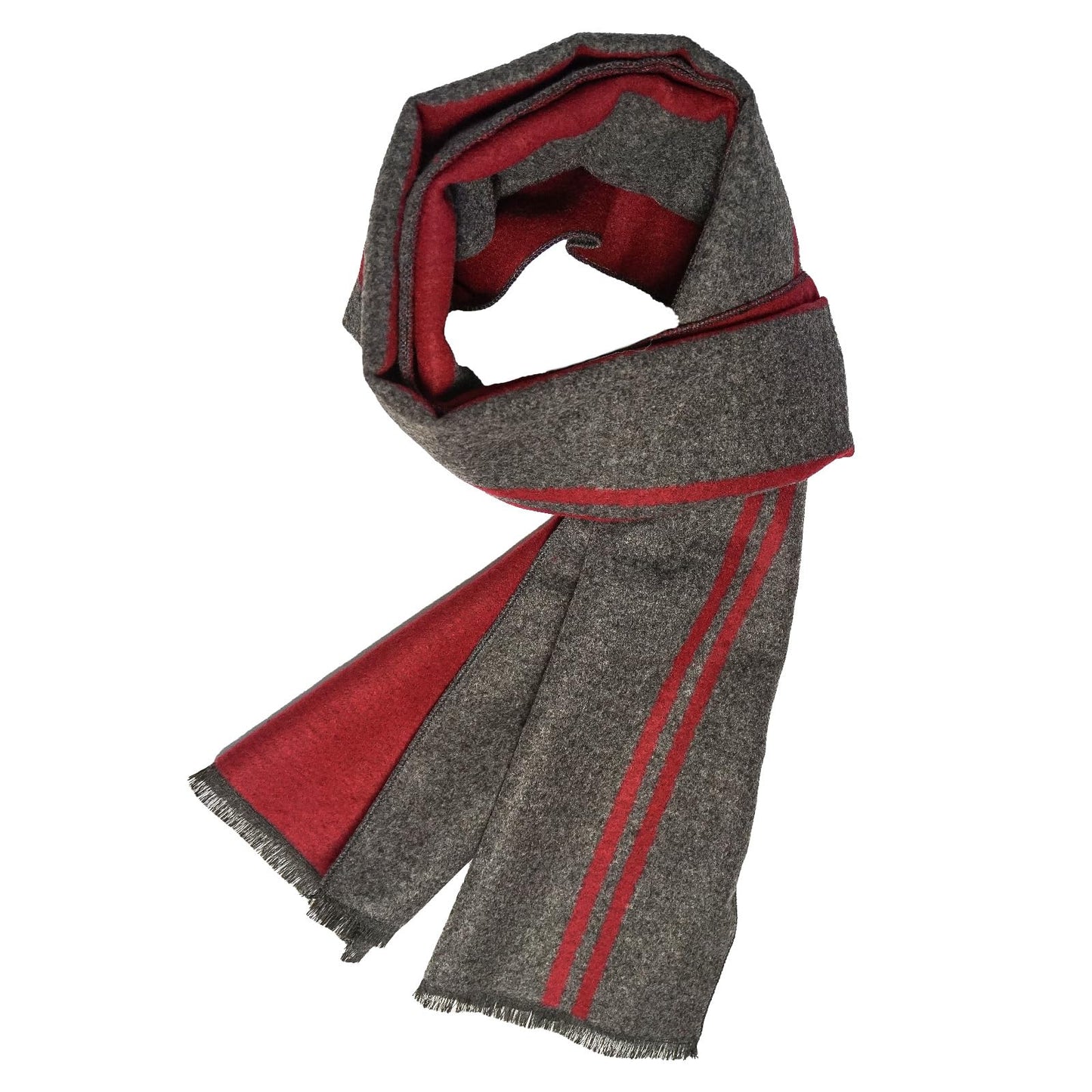 Mens Winter Scarf Cashmere Feel Warm Scarves Long Plaid Tassel Scarf for Men WN420