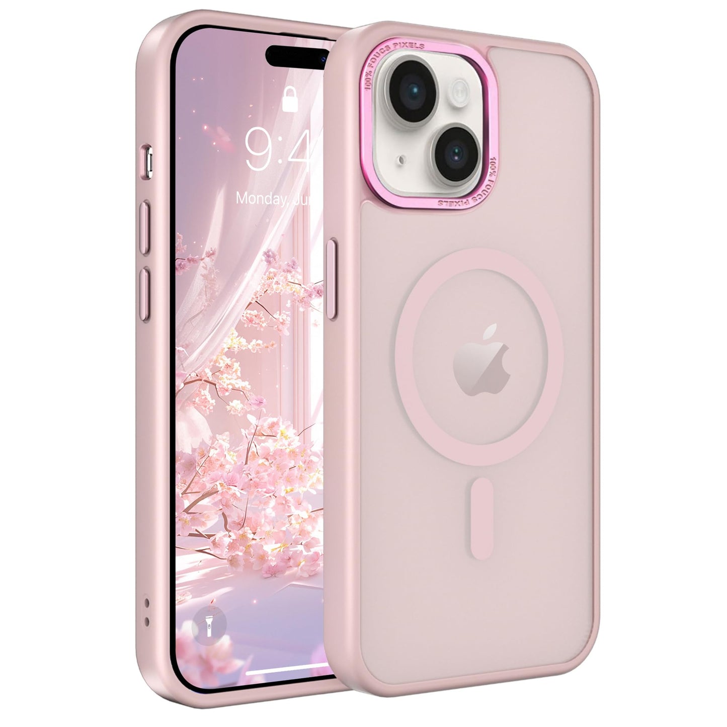 Magnetic for iPhone 17 Air Phone Case, [Compatible with MagSafe], Screen Protector X1, [Military Grade Drop Protection],Matte Finish,Slim,Shockproof,Protective (Black, iPhone 17 AIR) WN420