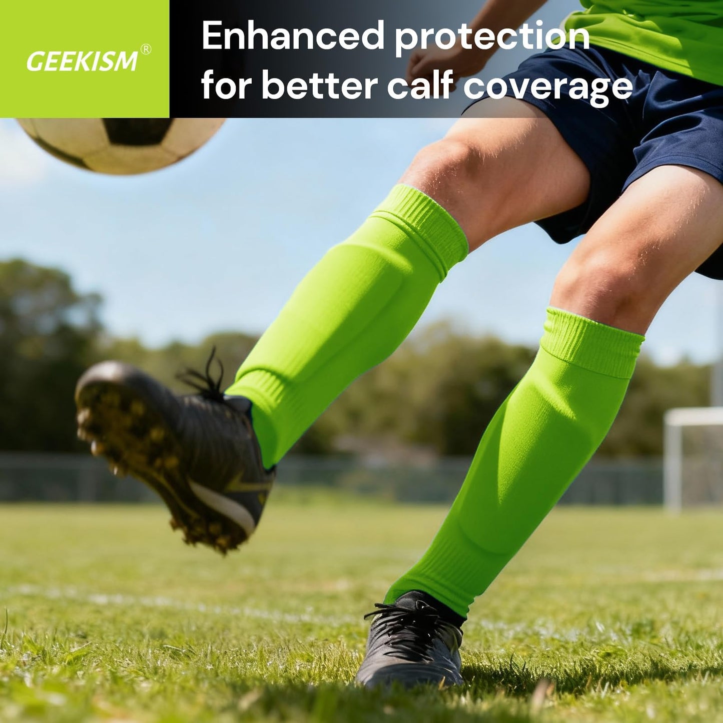 Soccer Shin Guards for Youth Kids Toddler - Soccer Shin Pads for Teens & Men, Protective Football Gear for 3-16 Years Boys Girls & Adult, World Cup Lightweight Soccer Equipment WN420