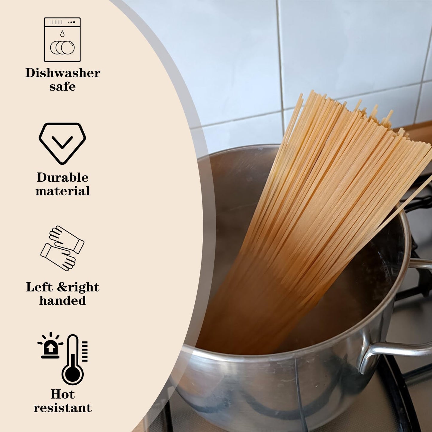 Stainless Steel Held Pot Strainer, Pasta Strainer with handle RD3