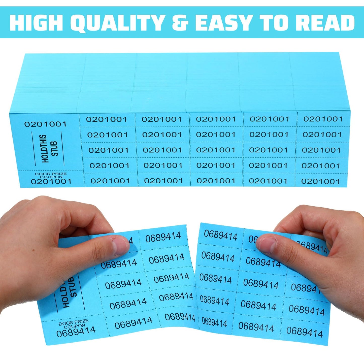 Kosiz 504 Sheets 25 Bid Raffle Ticket with Different Numbers Per Sheet Chinese Auction Tickets for Events Church Basket Auction Silent (Light Green)