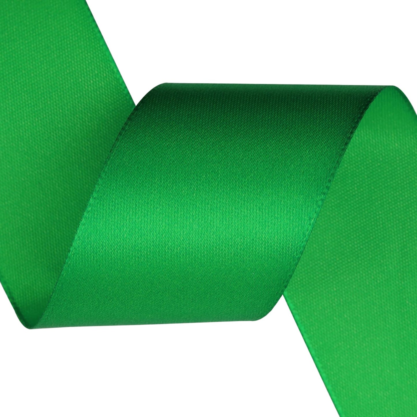 1-1/2 Inch Single Face Polyester Ribbon, 50 Yards Bulk Roll (Orange)–Wrinkle-Resistant Craft Ribbon for Gift Wrapping, Wedding Decor, DIY Projects BST220