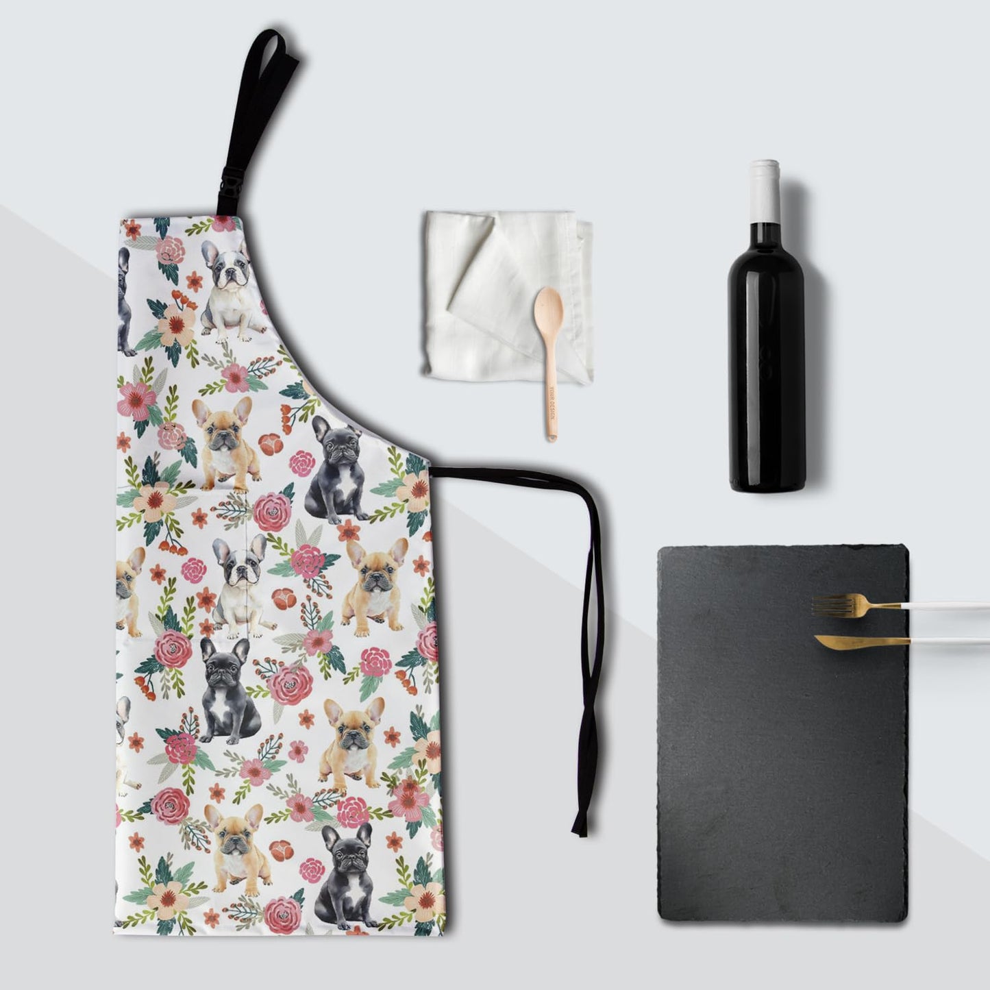 Giwawa Unisex Adult Apron Waterproof Stain Resistant Kitchen Cooking Apron with 2 Pockets for BBQ Grill Painting BST326H