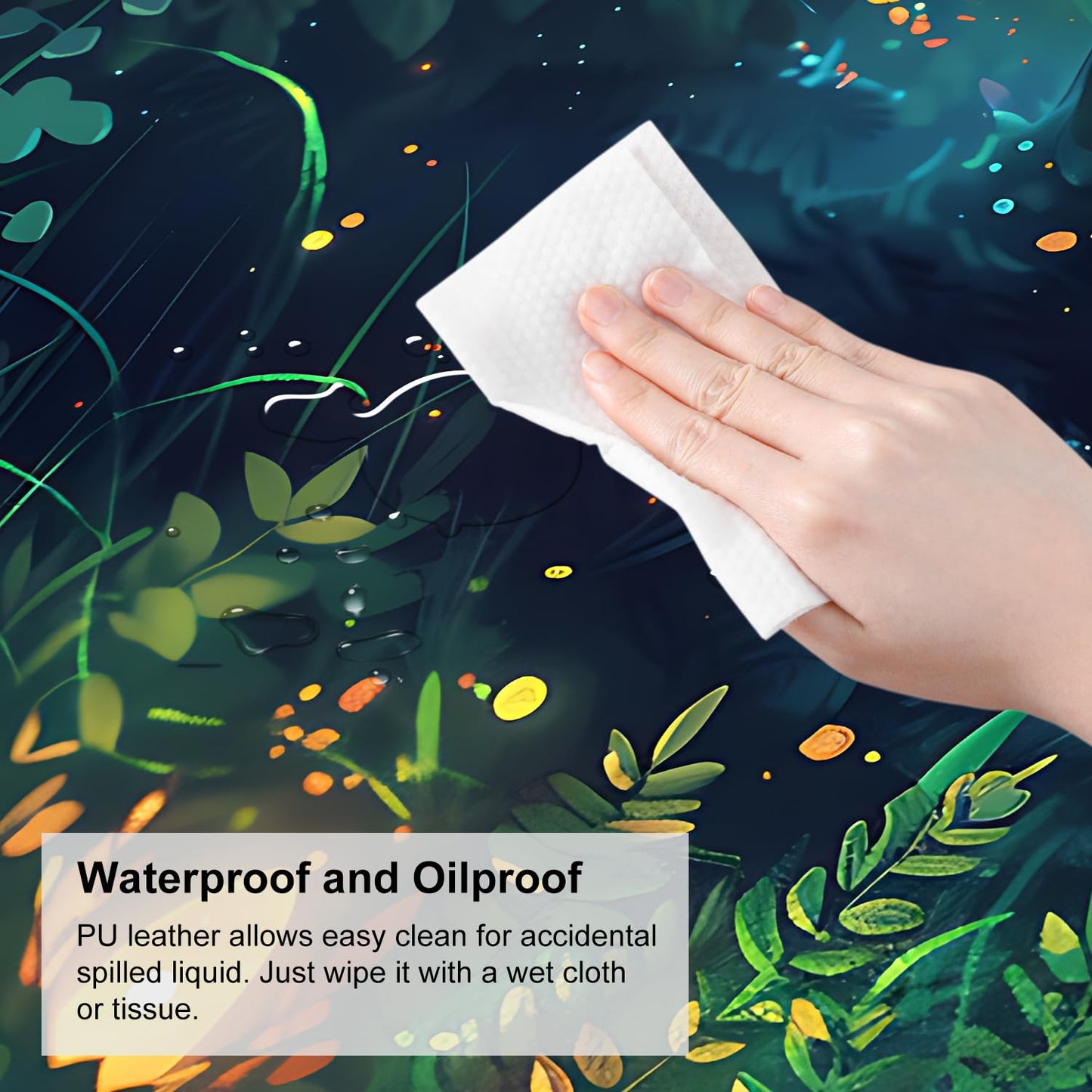 Mouse Pad Gaming Mousepad 31.5 x 11.8in Large Mouse Pad for Keyboard and Mouse with Anti-Slip Rubber Base, Keyboard Pad XL Mouse Mat for Home and Office,Snowy Forest WN420