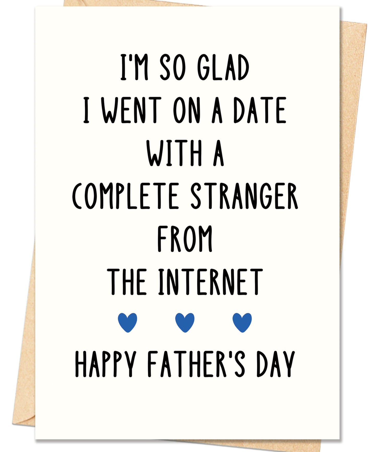Funny Fathers Day Card for Dad, Father's Day Cards Gifts Decorations from Daughter Son, Happy Fathers Day Card from Cat, Cute Cat Dad Father's Day Decorations Gifts BST220