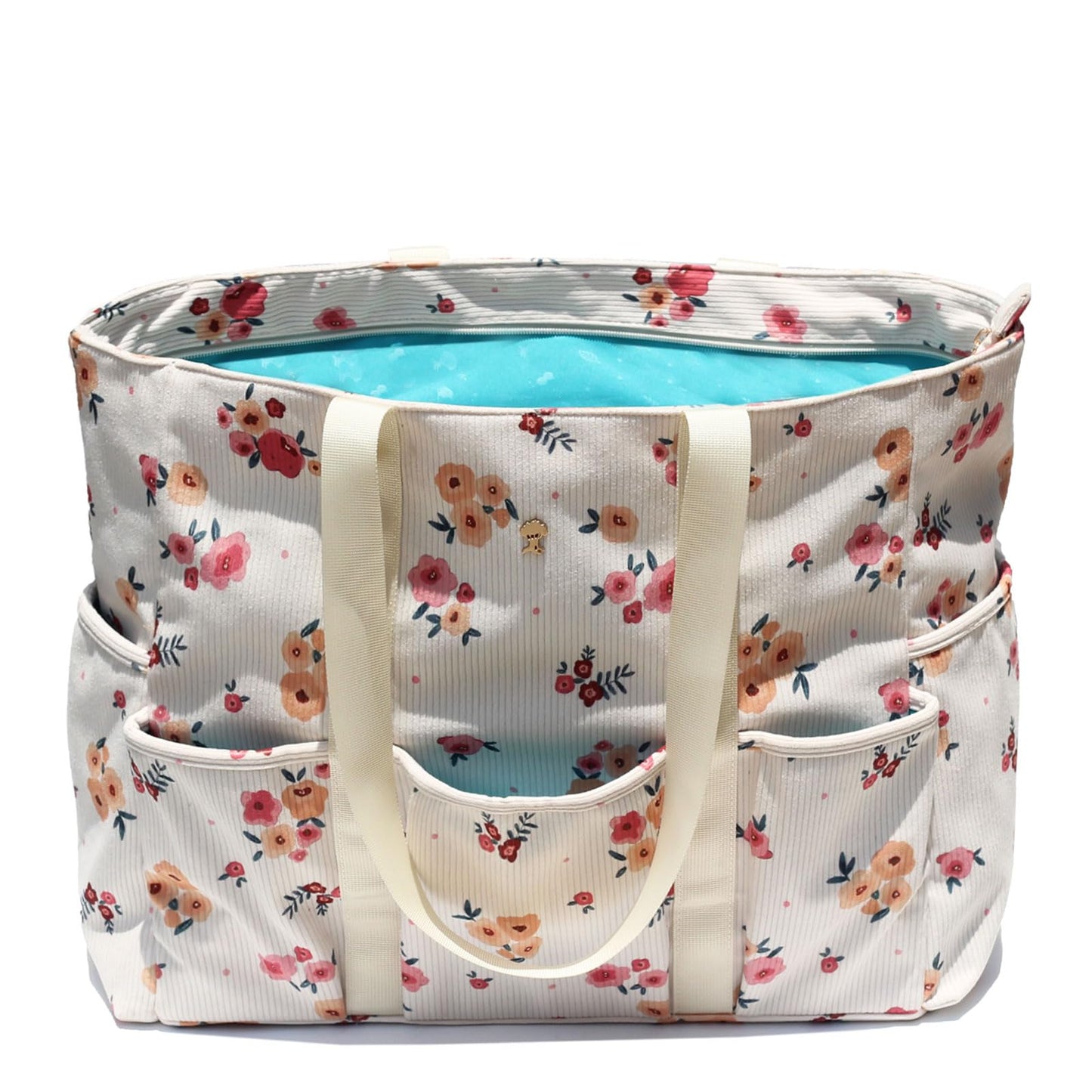 ESVAN Utility Tote Bag Weekender Duffle Bag with 13 Pockets - Perfect for Travel, Work, Gym, Beach, Teachers, and Nurses BST326H