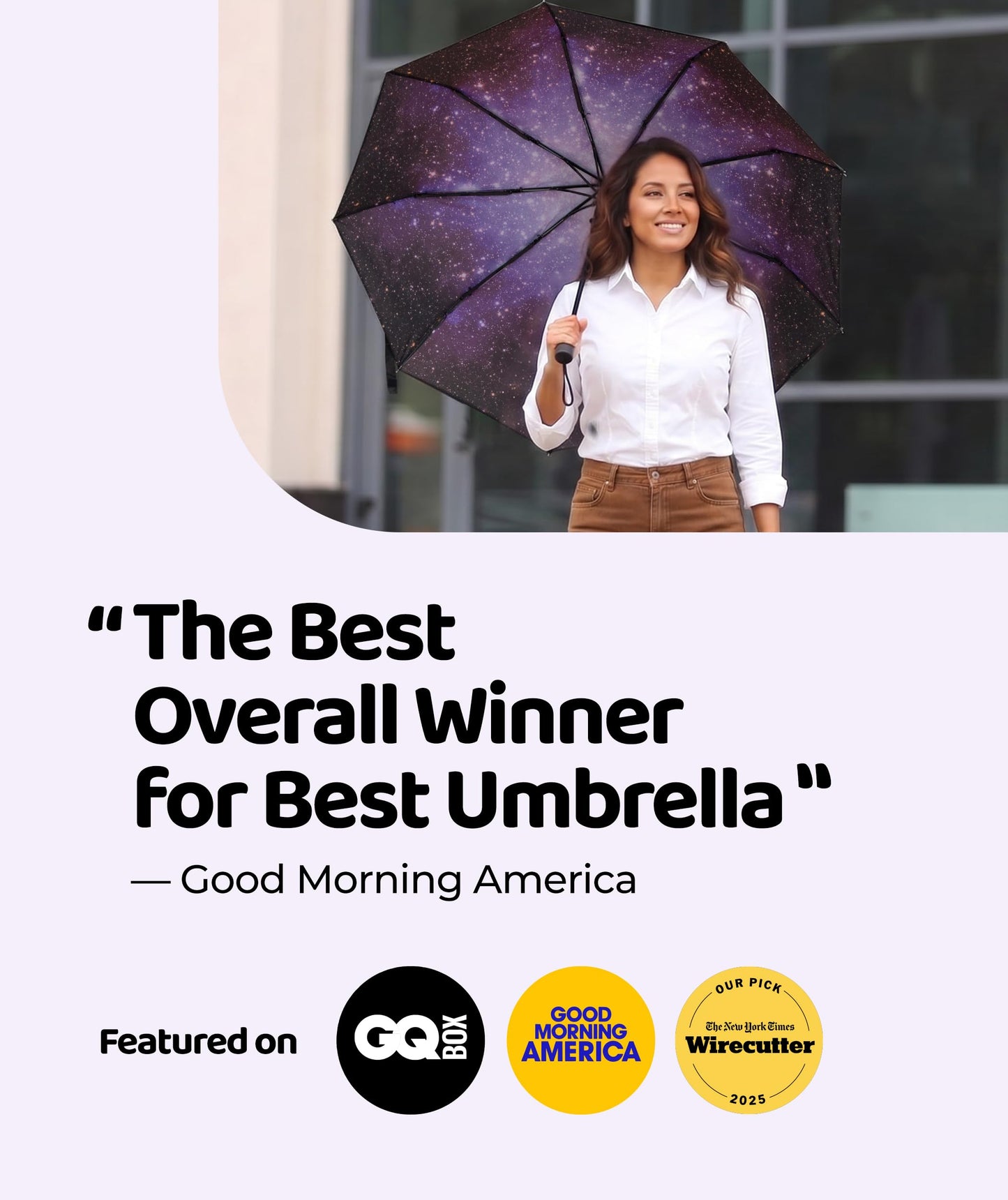 Repel Windproof Travel Umbrella - Compact & Withstands Winds up to 100MPH , Strongest Premium Auto Folding Umbrella for Rain and Sun - Durable, Light & Portable for Women & Men , Fits Backpack & Cars