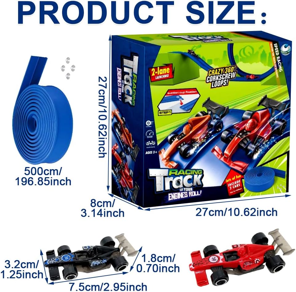 Racing Track: Let Your Engines Roll Car Racing Track Race Car Track for Children 64