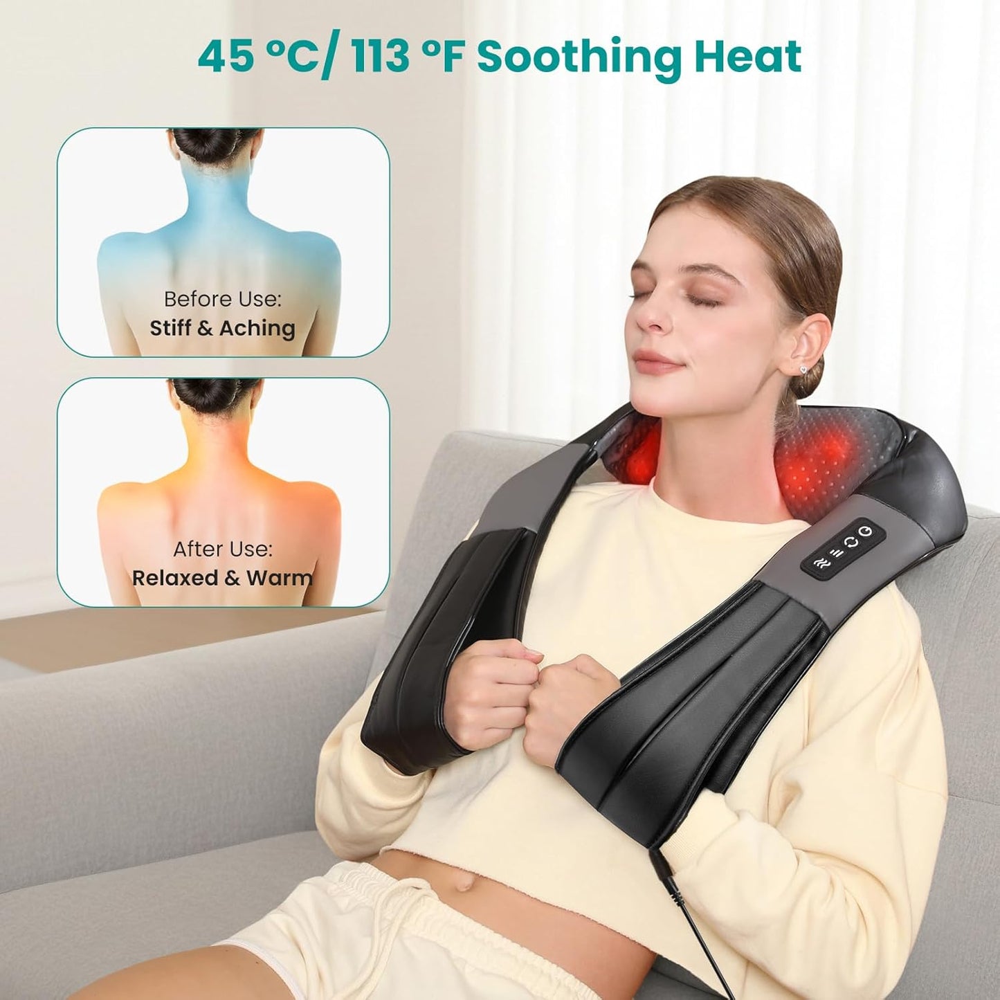 Neckteck Neck and Back Massager With Heat 87