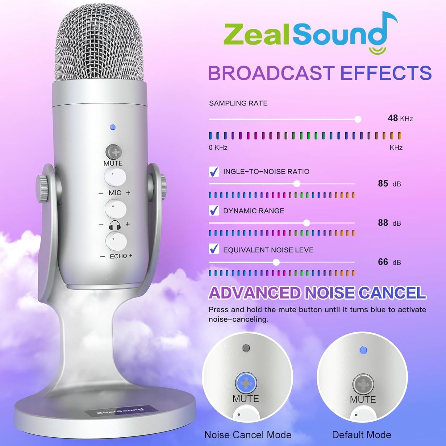 ZealSound Gaming USB Microphone 7071