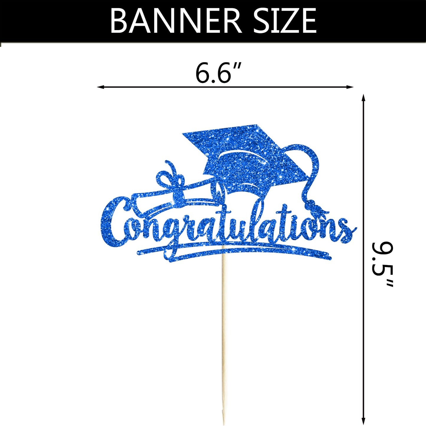 Congratulations 2026 Graduation Cake Topper Red Glittery Class of 2026 Cake Topper Congrats Grad Party Cake Decor for 2026 Senior High School College Grad Party Supplies Decorations BST220