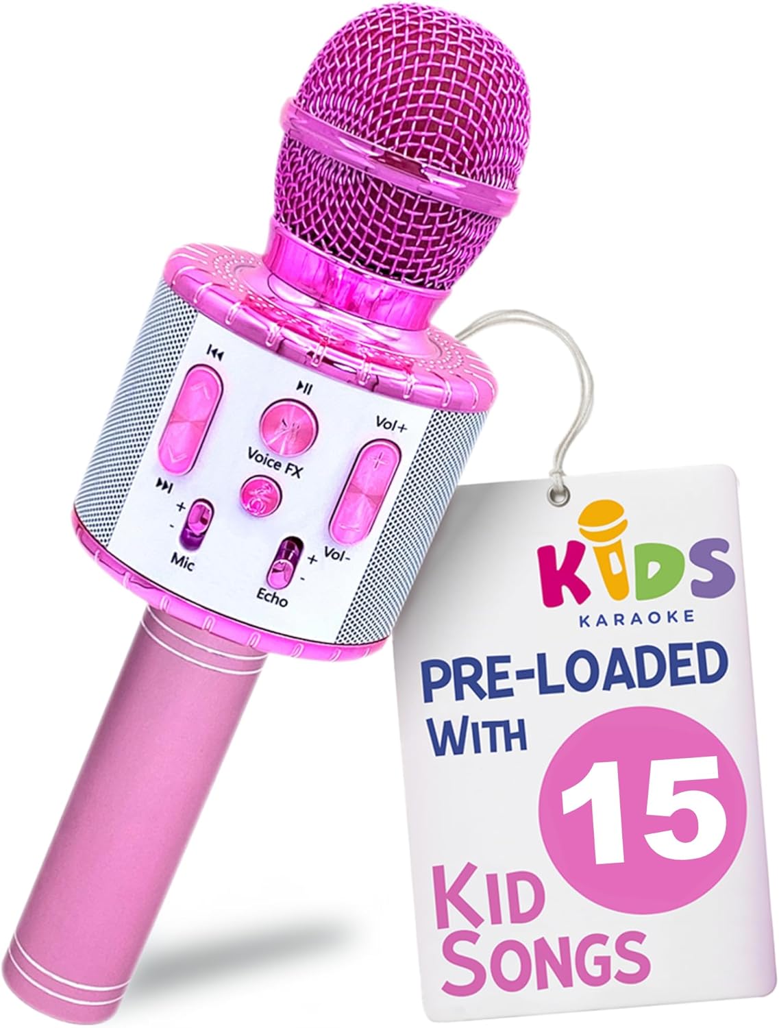 Move2Play, Kids Karaoke Microphone | Includes Pre-Loaded Songs & Bluetooth 80