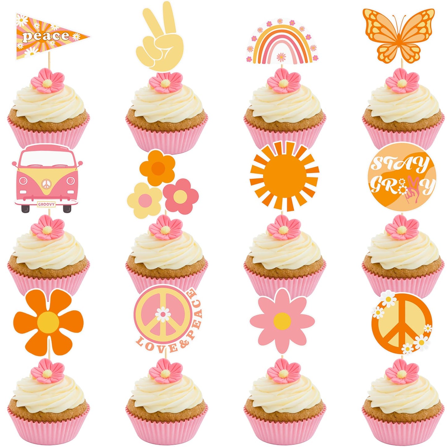 48 Pack Casino Cupcake Toppers Glitter Poker Chips Dices Mini Slot Machine Cupcake Picks for Las Vegas Casino Night Theme Birthday Party Baby Shower Decoration Supplies BST220