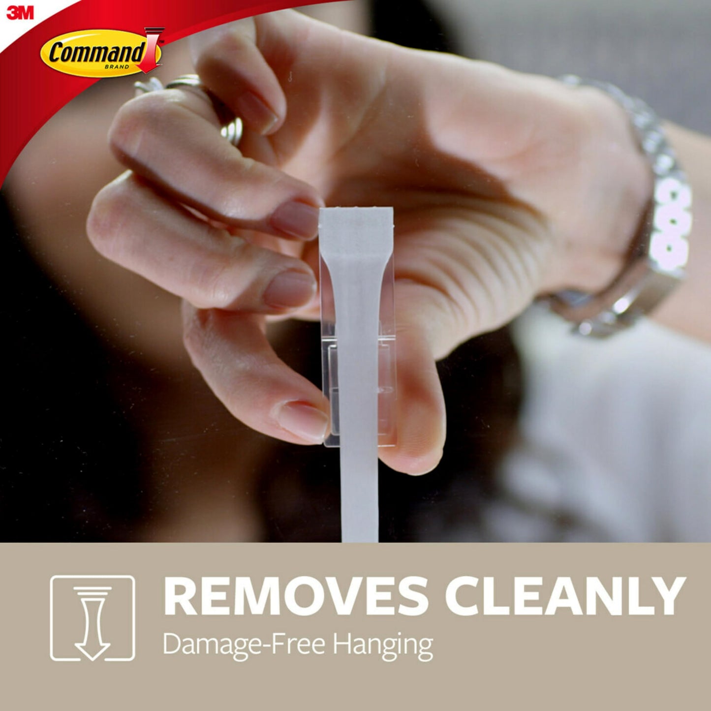 Command Picture Ledge, 21" Damage Free Hanging Floating Shelf with Adhesive Strips RD12
