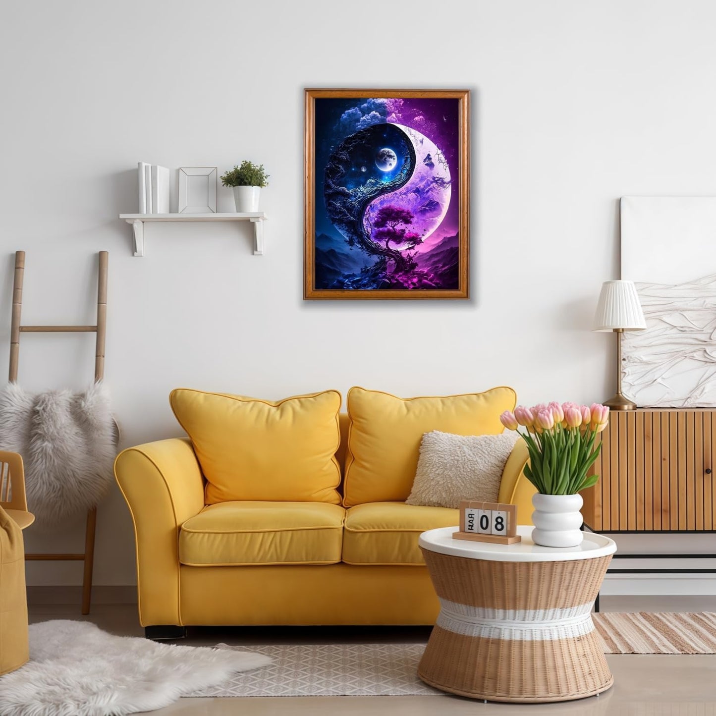 Mosaflare White Tigers Diamond Painting Kits for Adults 12x16 Inch | 5D Diamond Art for Beginners, DIY Full Round Drill Paint by Diamonds Dot Gem Art for Adult, Home Wall Decor BST326L