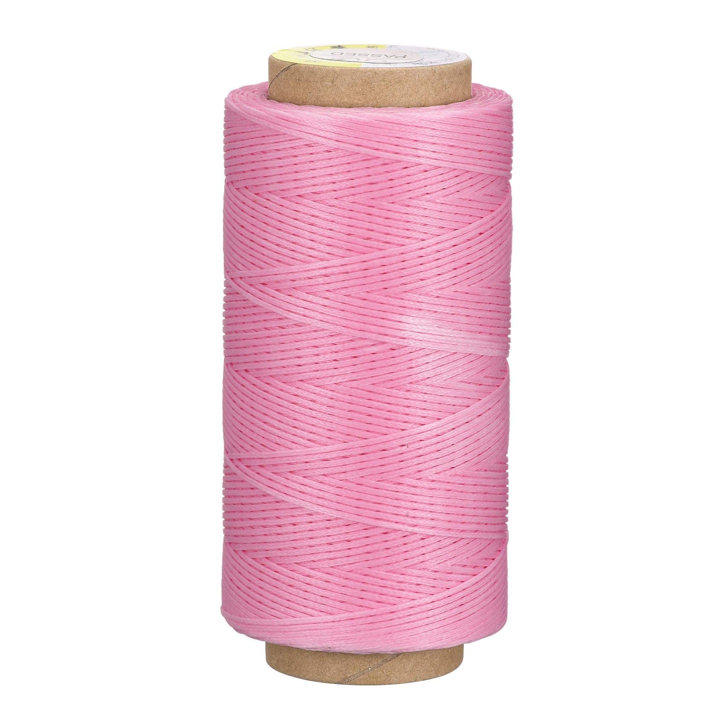 uxcell Leather Sewing Thread 186 Yards 210D/1mm Polyester Waxed Cord for Manual Sewing, Wheat BST326H