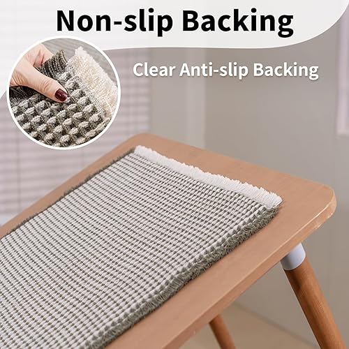GRLYUH Waffle Bath Mat - Boho Bathroom Rugs Non Slip Washable N31