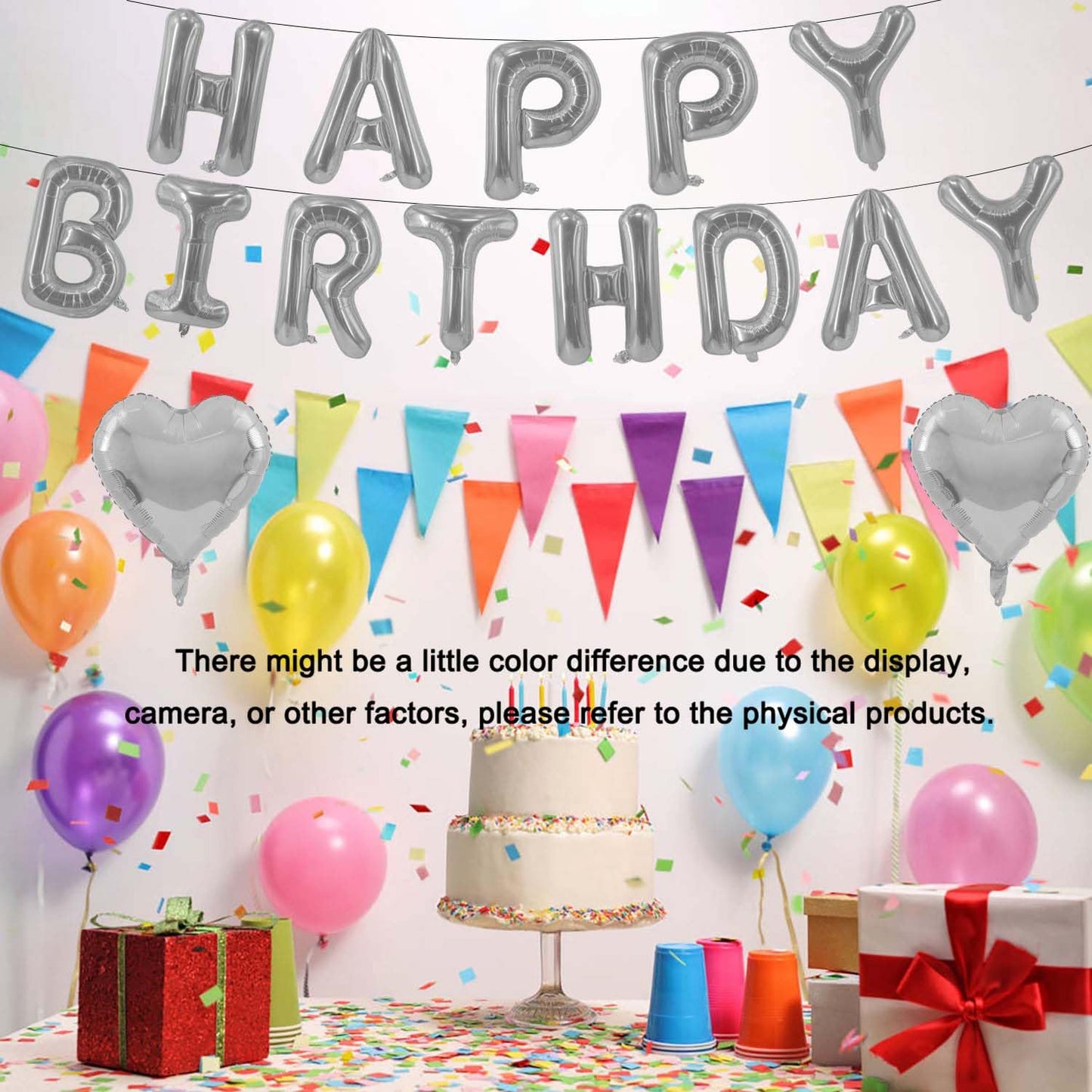 Green Happy Birthday Balloons Banner Foil Balloons Letters Banner Balloon for Green Themed Party Decoration Supplies Christmas Birthday Decoration Decor Ballons Arch Kits Party Balloon Set 15pcs BST326L