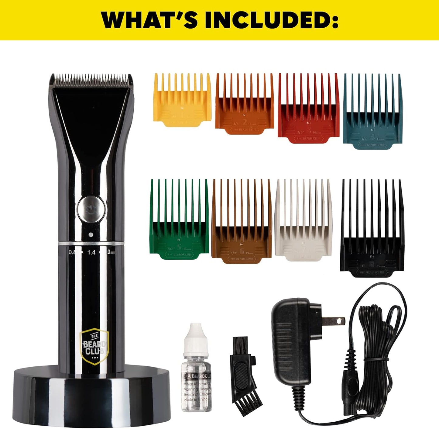 PT45 Beard & Hair Trimmer | 45 Unique Trim Lengths | Extra Sharp Blades for Clean Cuts