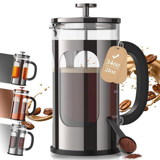 French Press Coffee Maker 34oz 93
