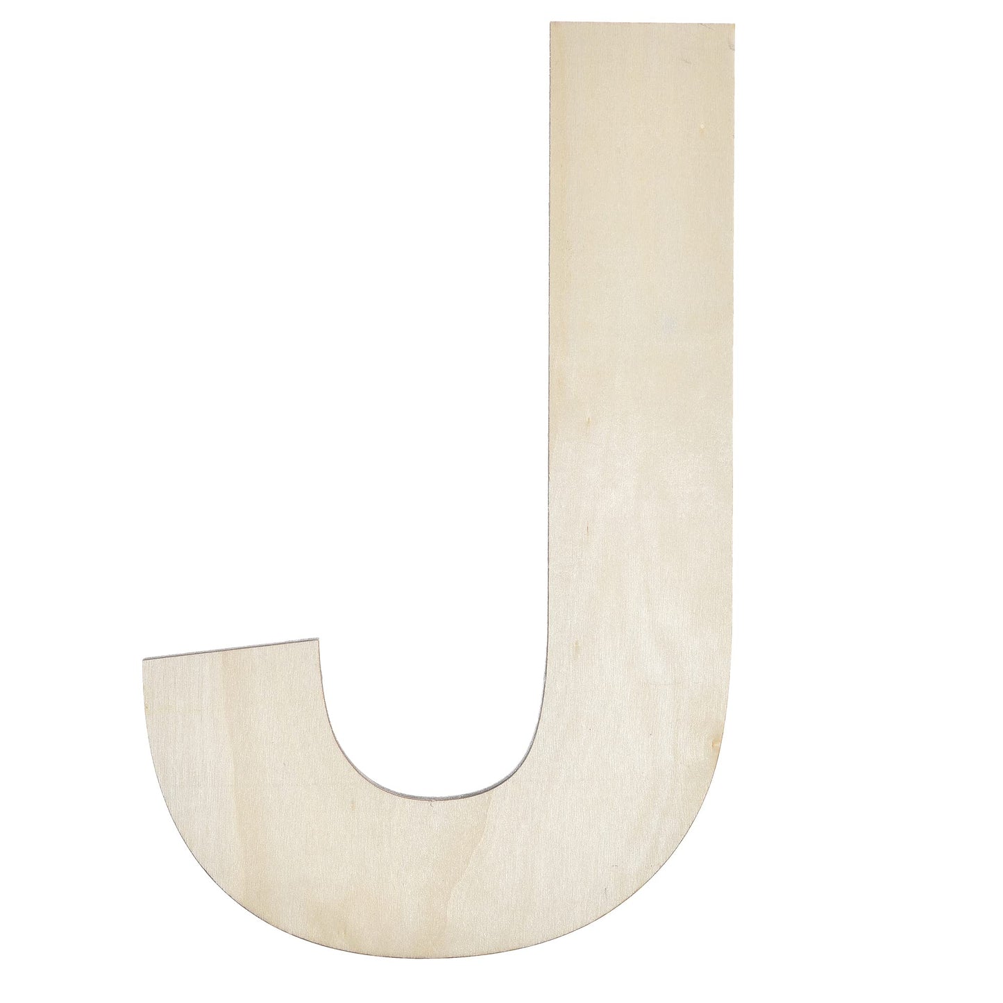 12 Inch Wooden Letter X, 1/4 Inch Thick Large Unfinished Wood Letter for Home Wall Decor, DIY Crafts BST220