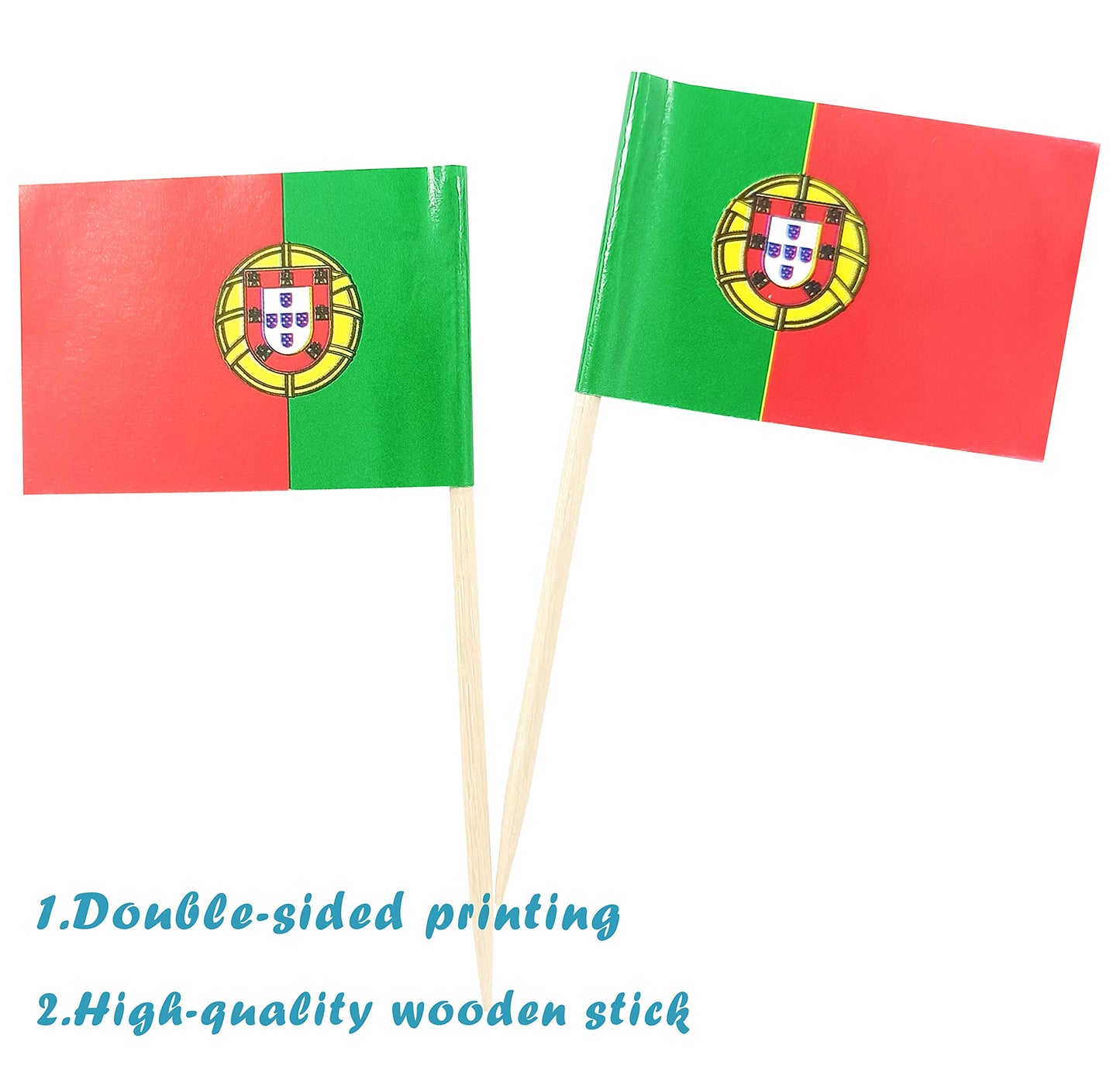 JBCD Mexico Toothpick Flag Mexican Mini Small Cupcake Topper Flags, 200pcs BST220