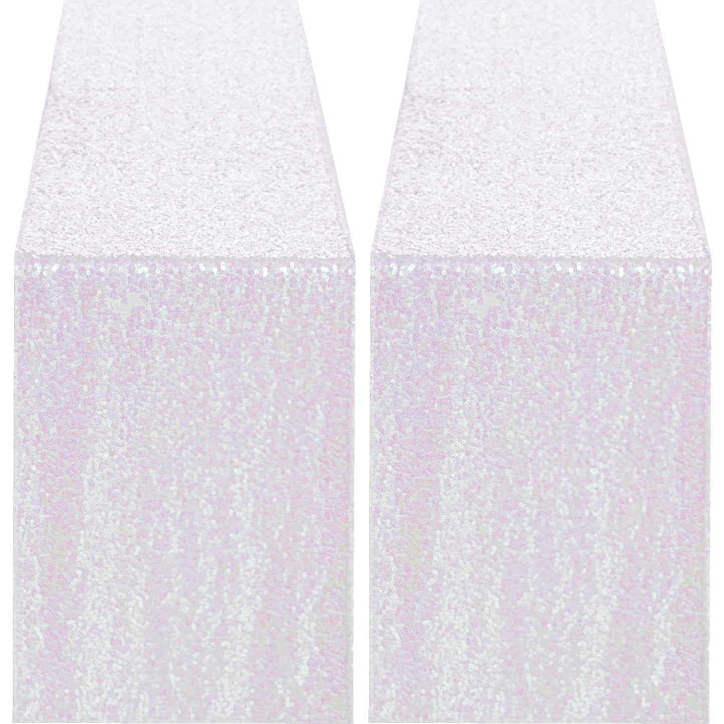 10 Packs 12 x 72 inches Sequin Table Runner, Orange Glitter Table Runner for Birthday Party Supplies Wedding Engagement Baby Shower Holiday Celebration Event Decorations WN420