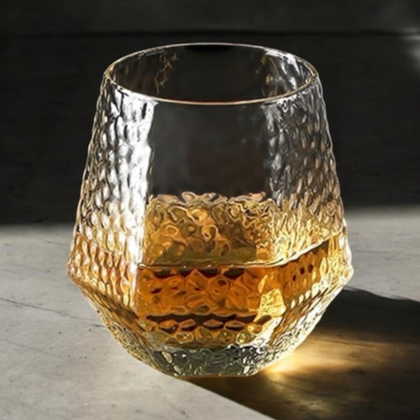 Oojami 40 Pack Diamond Disposable Plastic Wine Glasses 12oz for Parties | Stemless Wine Cups, Champagne Cocktail Whiskey - Shatterproof Unbreakable Reusable Recyclable BPA-Free, Weddings Birthday BST220