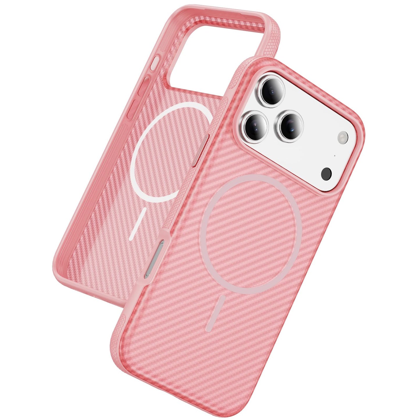 PinLiSheng for iPhone 17 Pro Max Case， Compatible with MagSafe, Shockproof Military-Grade Protection, Scratch-Resistant Back, Anti-Yellowing，Magnetic Phone Case for iPhone 17 Pro Max, Clear WN420