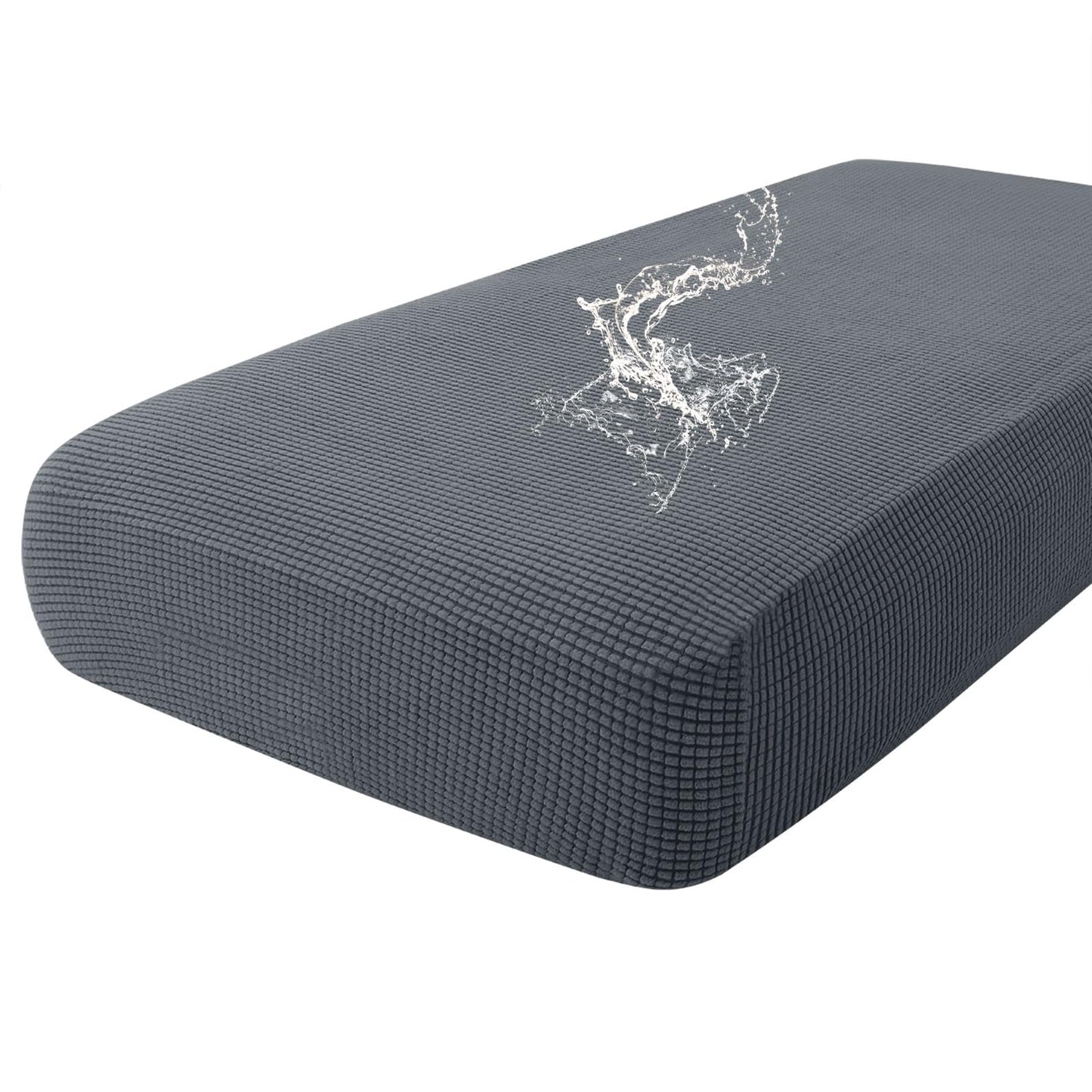 Waterproof Couch Cushion Covers for Pets, Non Slip Sofa Seat Cover | Stretch Jacquard Fabric, Elastic Bottom, Non Slip Fit, Waterproof Protection, Pet Hair Protection (1 Piece for Backrest M) BST202