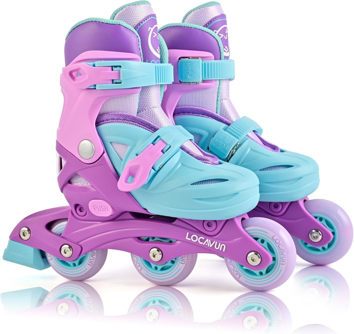 Locavun Inline Skates for Girls Size Small 65