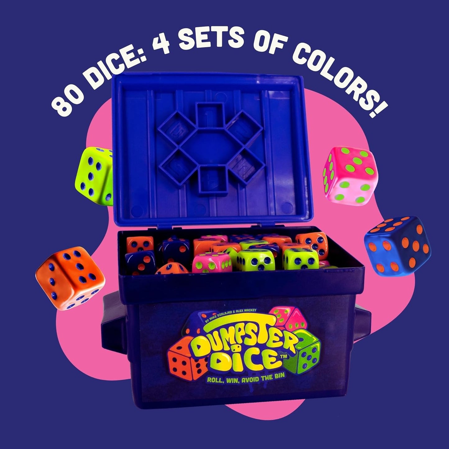 Dumpster Dice Fast-Paced Family Dice Game 66