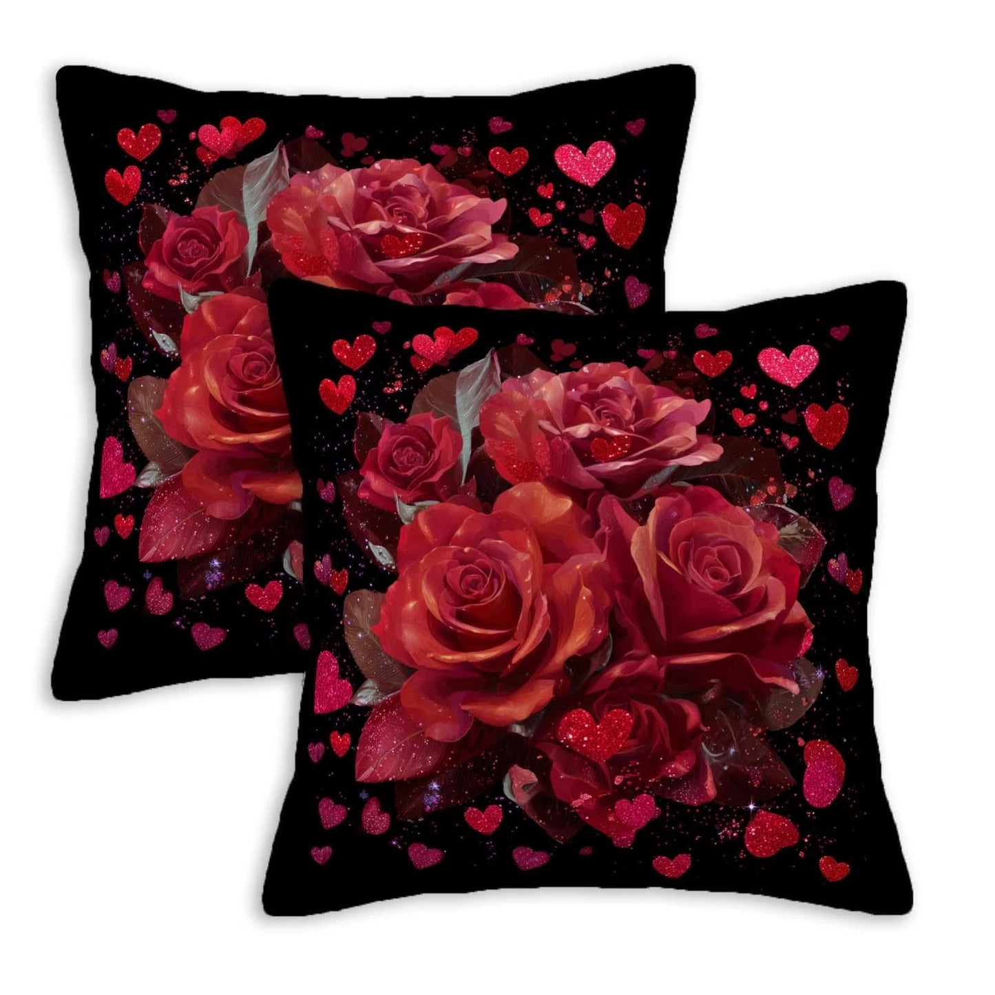 Heart Throw Pillow Covers 18x18 Set of 2 | Minimalist Line Art Cushion Covers | Neutral Decorative Pillowcase for Sofa Couch Living Room Bedroom | Modern Home Decor BST326H