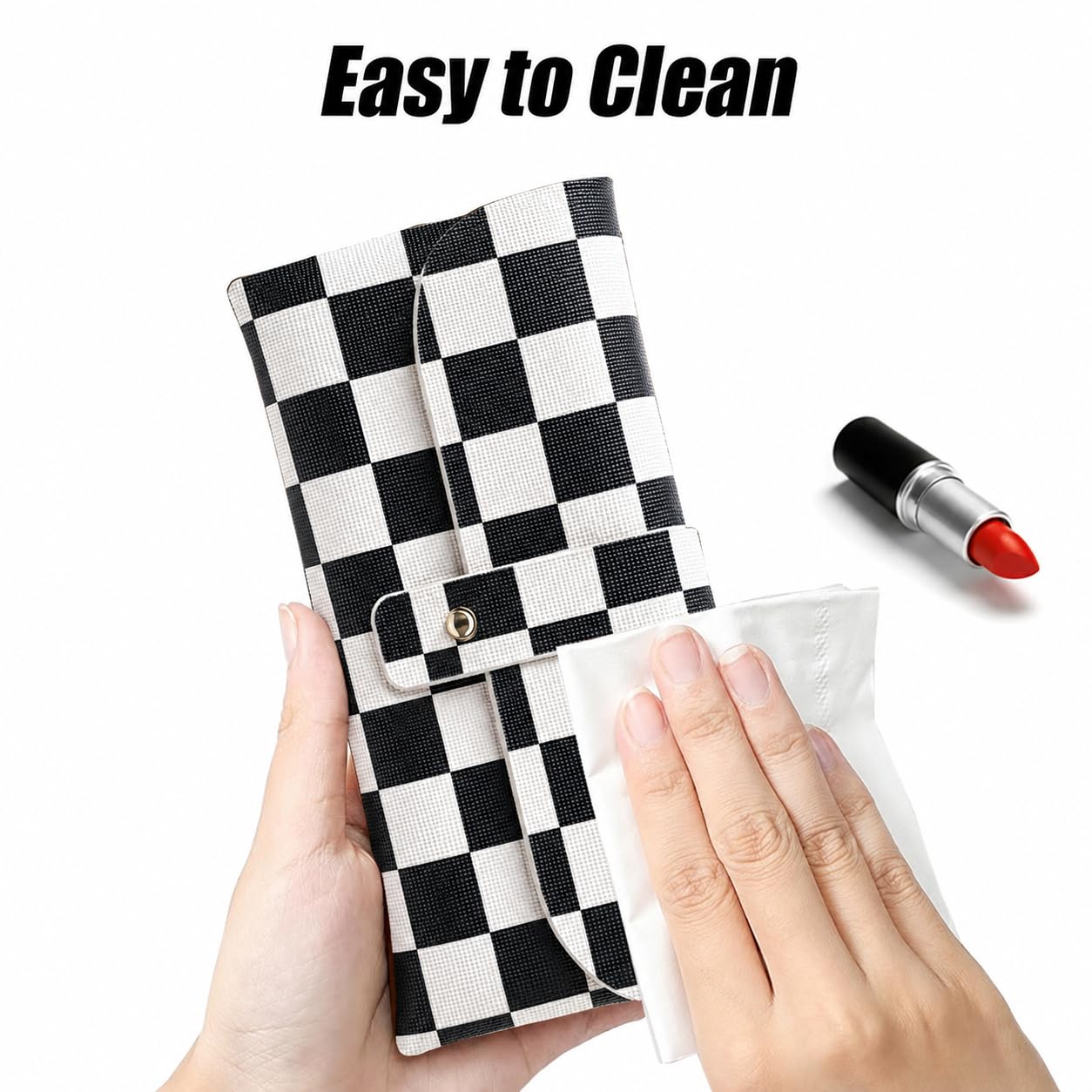 Glasses storage bag Travel sunglasses myopia glasses storage bag Fashion leather storage bag WN420