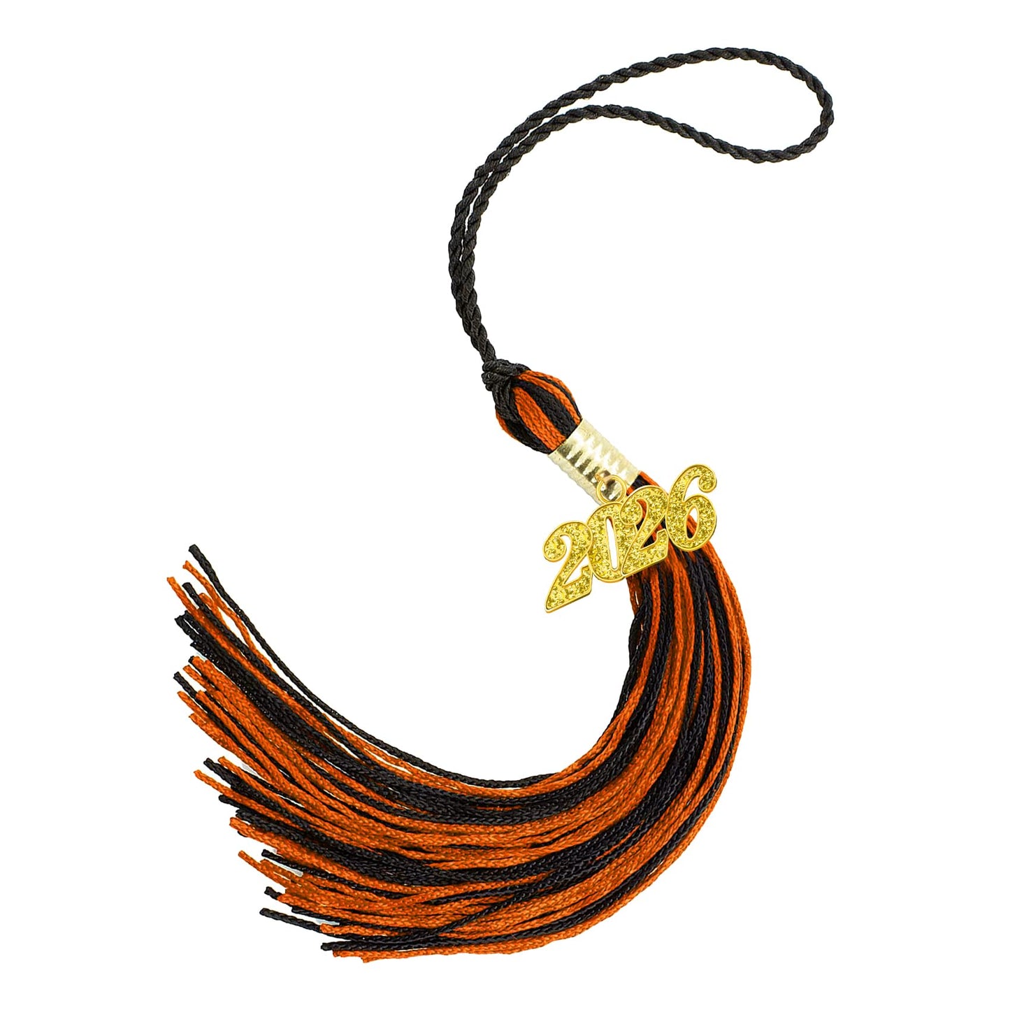 2026 Tassel Graduation, Black and Gold Graduation Tassel, 2026 Graduations Cap Tassels, Gradutate Cap Tassels with 2026 Year Gold Charms for Grad Cap Hat Ceremonies Memorial Graduations Decorations BST220