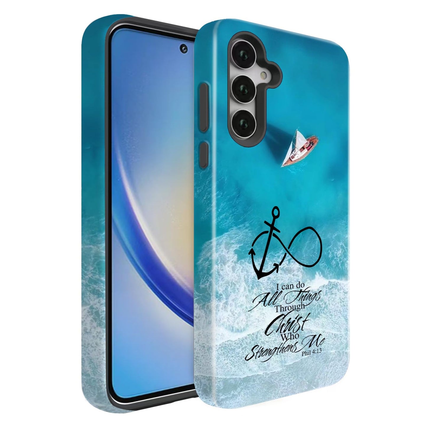 Compatible for Samsung Galaxy A15 5G Case, Dual Layer Heavy Duty 2 in 1 Shockproof Protective Phone Case,Burnt Wood American Flag WN420