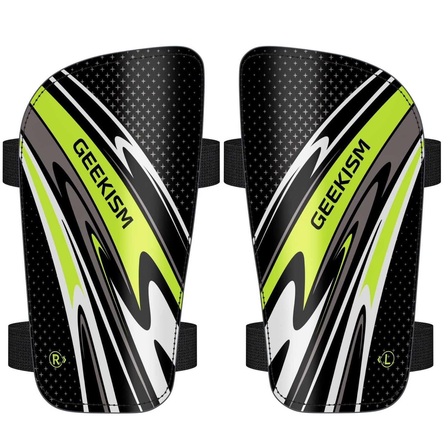 Soccer Shin Guards for Youth Kids Toddler - Soccer Shin Pads for Teens & Men, Protective Football Gear for 3-16 Years Boys Girls & Adult, World Cup Lightweight Soccer Equipment WN420