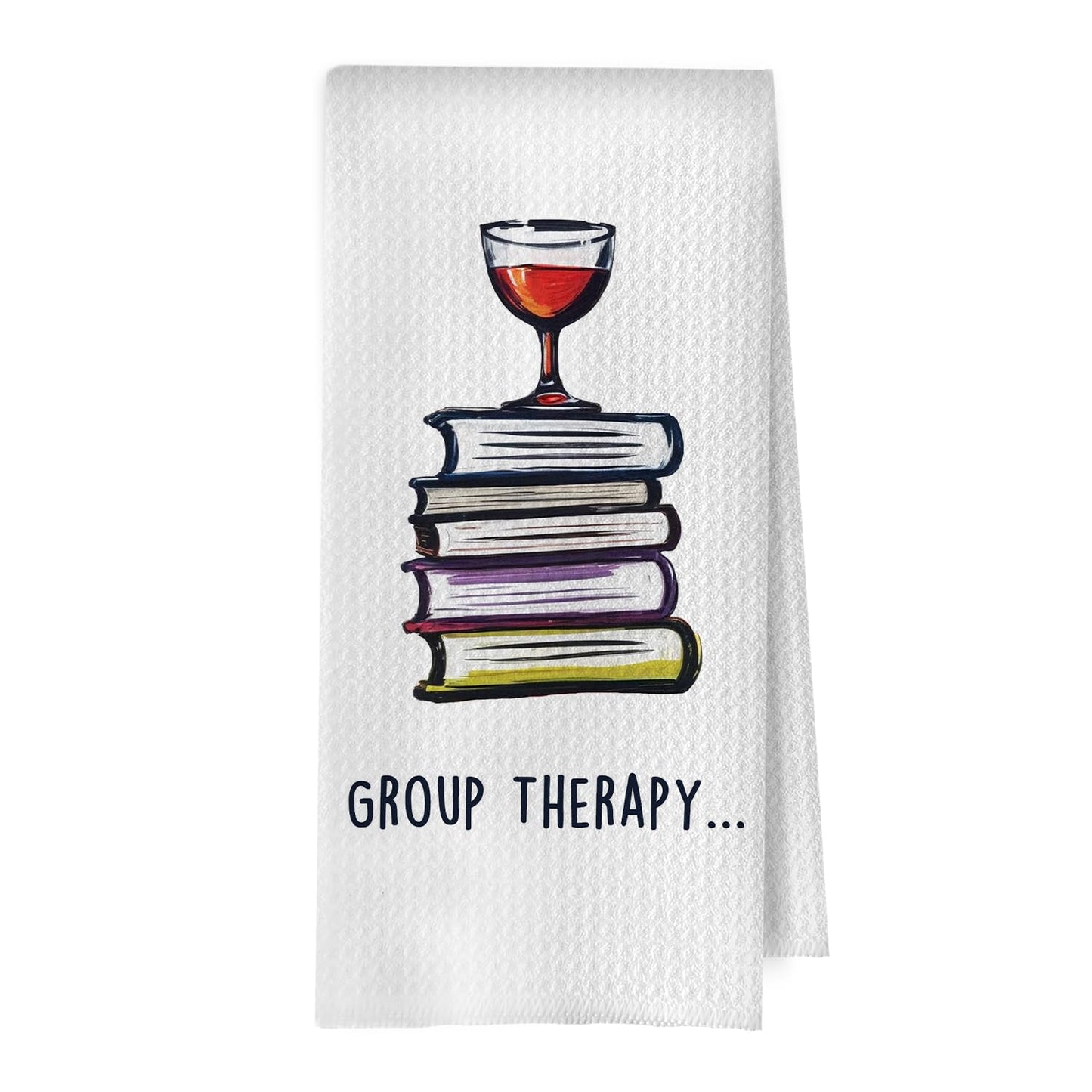 Funny Wine Kitchen Decor - Wine Gifts Waffle Dish Towels for Kitchen, Hostess Gifts Hand Towels, Housewarming Gift Tea Towel, 16x24 Inch BST220