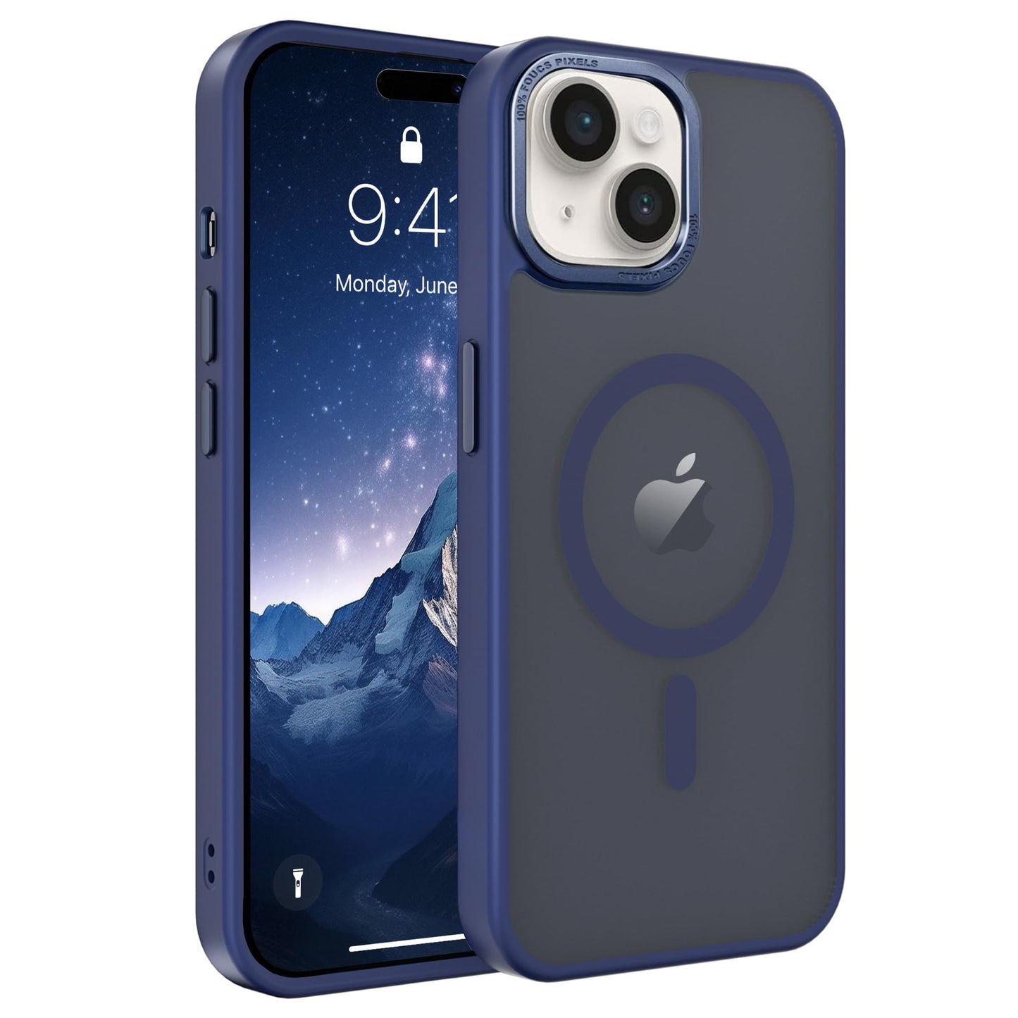 Magnetic for iPhone 17 Air Phone Case, [Compatible with MagSafe], Screen Protector X1, [Military Grade Drop Protection],Matte Finish,Slim,Shockproof,Protective (Black, iPhone 17 AIR) WN420