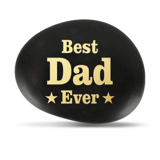 Dad Fathers' Day Gift for Father Daddy Best Dad Ever Rock Engraved Pebble Gifts Birthday Father's Day Valentines Presents Ideas Decorations BST220