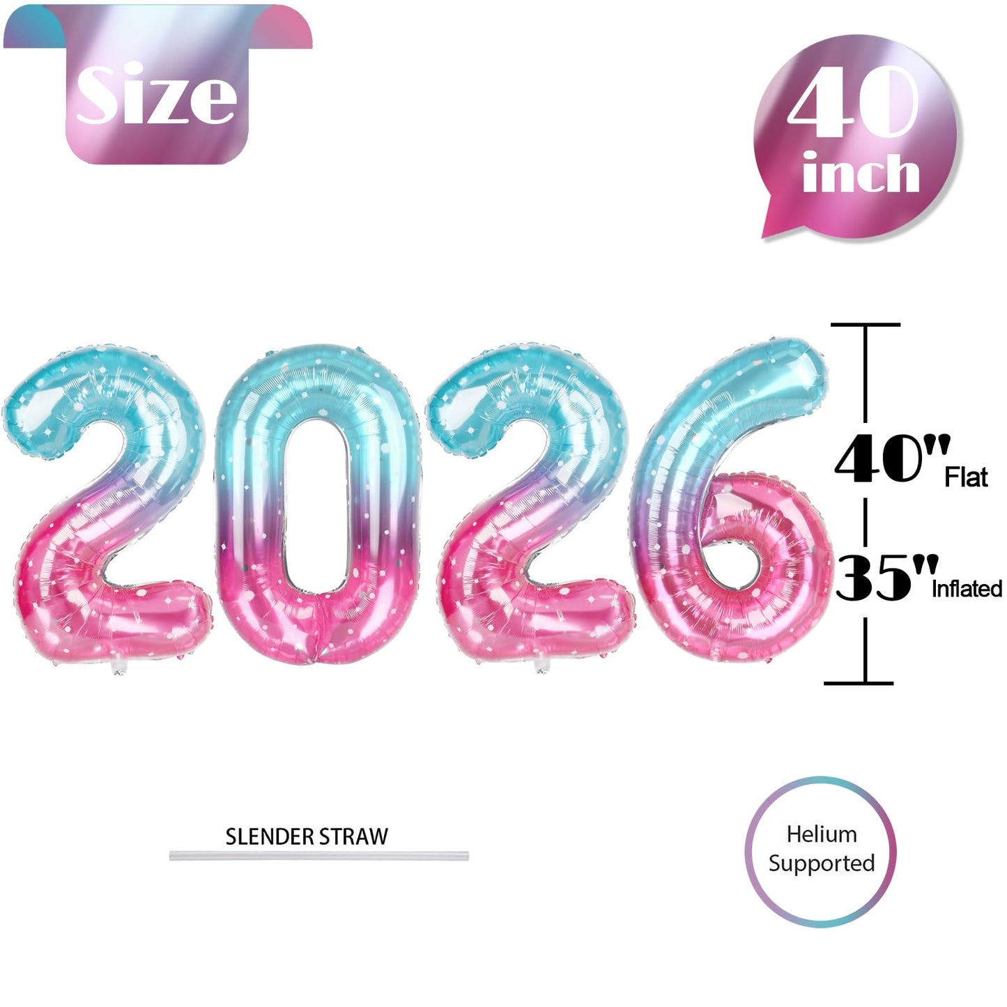 Light Brown 2026 Number Balloon, Light Brown Number Balloons 40 Inch, 2026 Balloon Birthday Decorations, 2026 Birthday Party Supplies, 2026 Graduation Party Favors, Class of 2026 Decorations BST326L