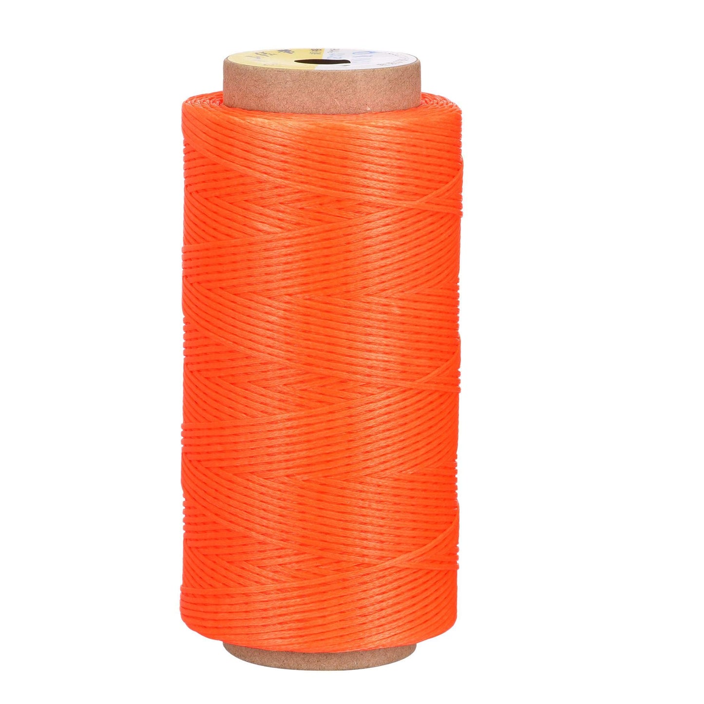 uxcell Leather Sewing Thread 186 Yards 210D/1mm Polyester Waxed Cord for Manual Sewing, Wheat BST326H
