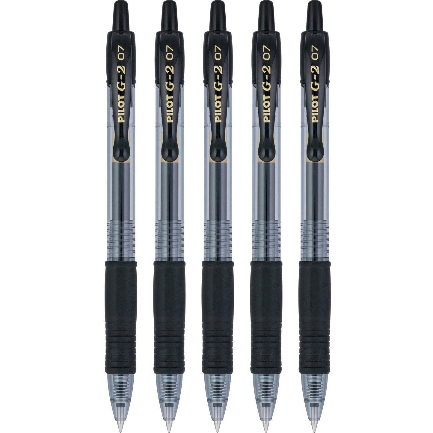 Pilot G2 Premium Gel Roller Pens, Fine Point 0.7 mm, Blue Ink Pens Fine Point, Pack of 5 - Ideal for School, Journaling, and Office Writing