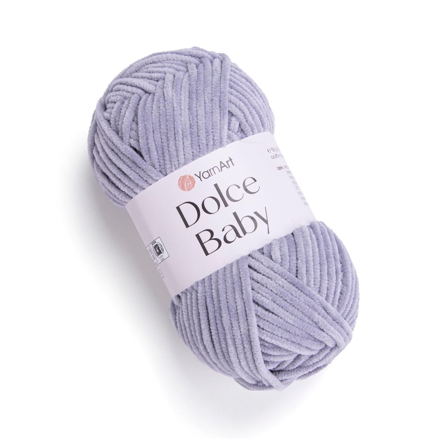 Yarnart Dolce Baby Yarn Soft Chenille Velvet Medium Blanket Amigurumi Yarn 50 Gram (1.76 oz) 93 Yards (850) BST220