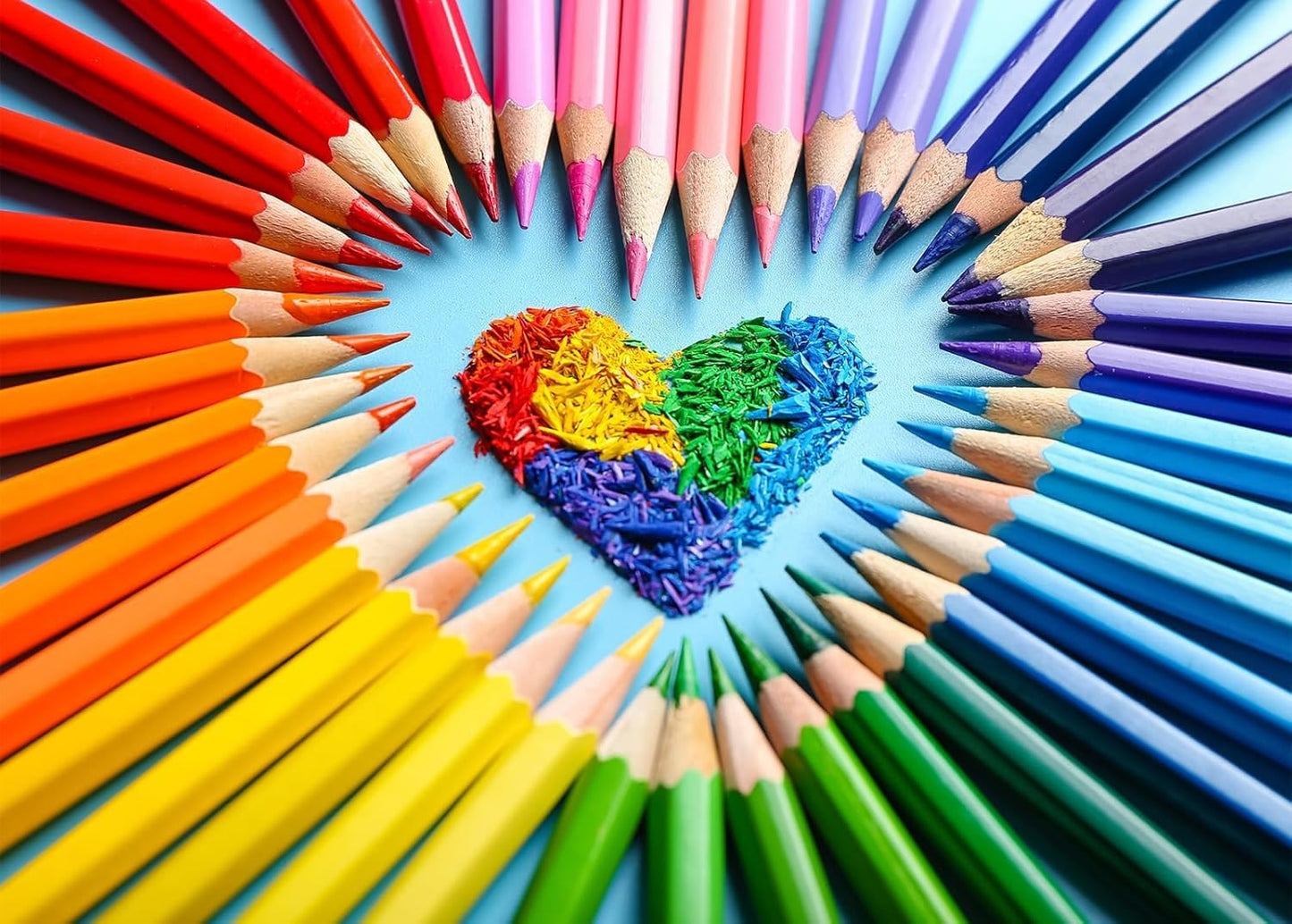 Huadada Colorful Pencils Puzzles for Adults 1000 Pieces Jigsaw 27.5"x19.6" 77