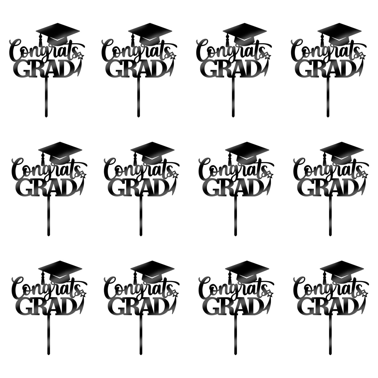 24 Pack Nurse Cupcake Toppers Nursing School Graduation Cupcake Picks Medical Rn Nurse Grad Themed Birthday Baby Shower Party Cake Decorations Supplies BST326L