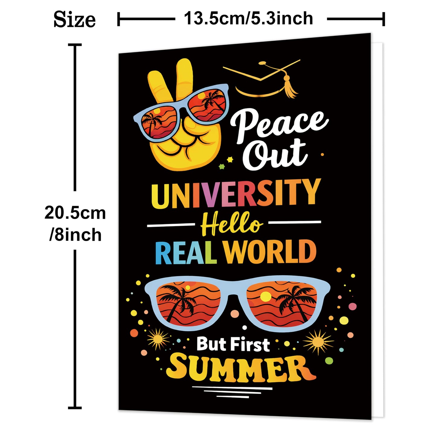 College Graduation Gifts Card for Women Men,Funny 2026 College Graduation Card Gifts Decorations for Son Daughter Granddaughter Grandson Niece Nephew Him Her BST220