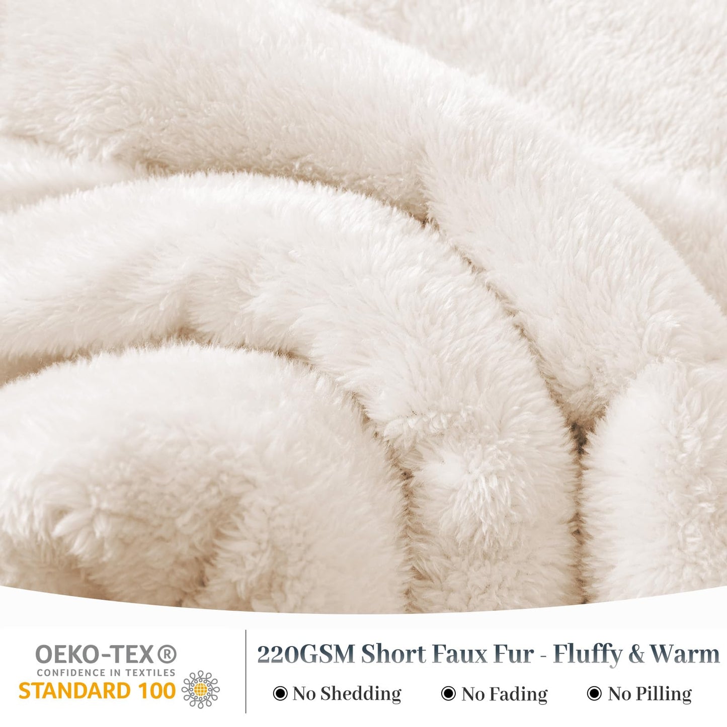 YIYEA Fluffy Queen Size Comforter Set, Luxury Faux Fur Comforter, Ultra Soft Plush Fuzzy Velvet Bedding Comforter Sets for Fall Winter, Cozy Warmth, No Shedding, 3PC, Queen, Light Grey BST326H