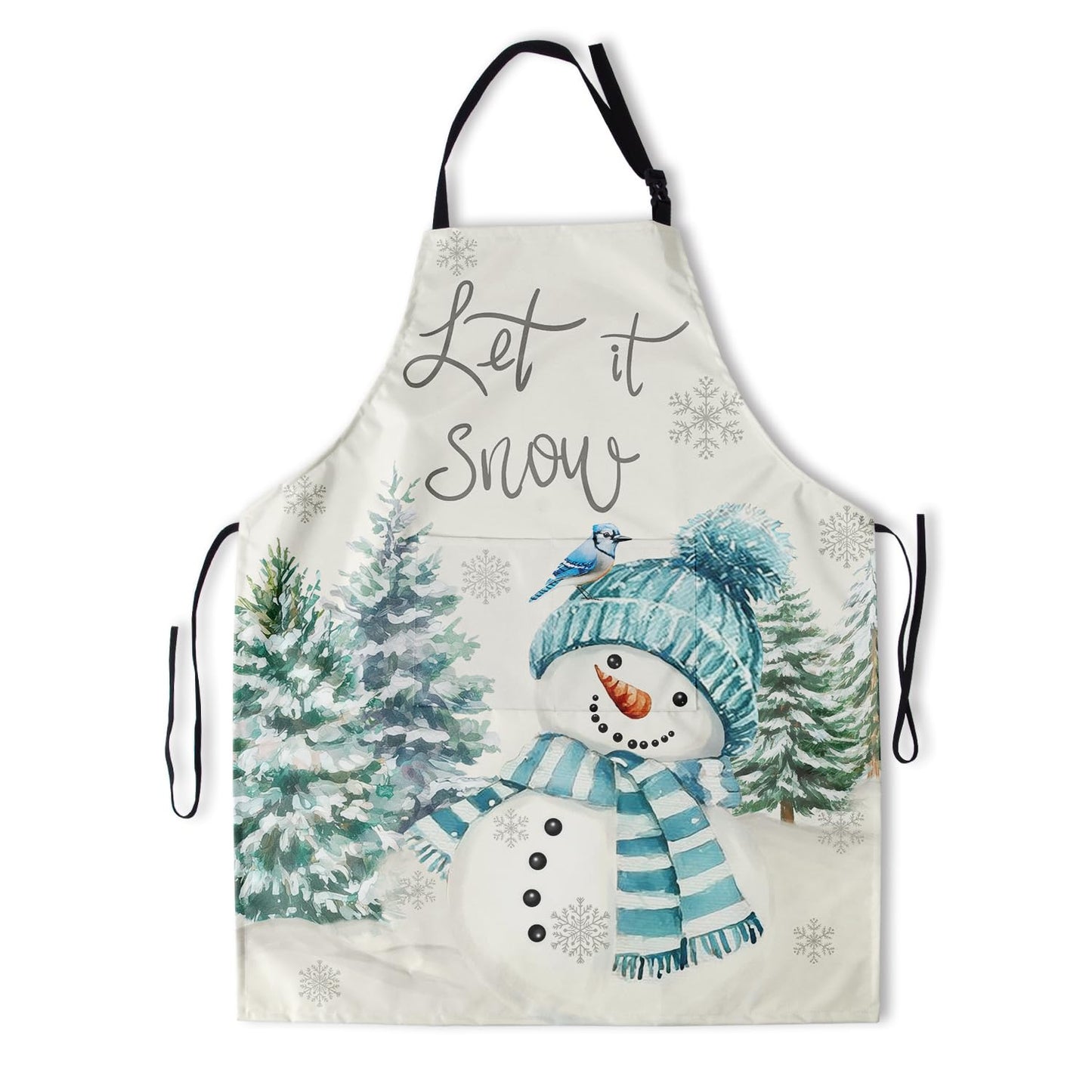 Giwawa Unisex Adult Apron Waterproof Stain Resistant Kitchen Cooking Apron with 2 Pockets for BBQ Grill Painting BST326H