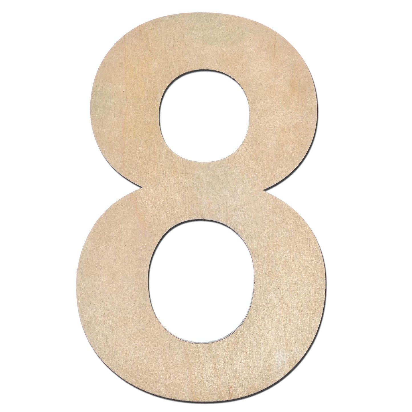 12 Inch Wooden Letter X, 1/4 Inch Thick Large Unfinished Wood Letter for Home Wall Decor, DIY Crafts BST220